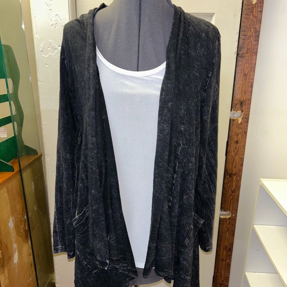 Grey cardigan